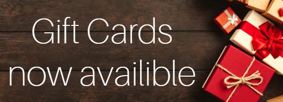 Gift cards now available 